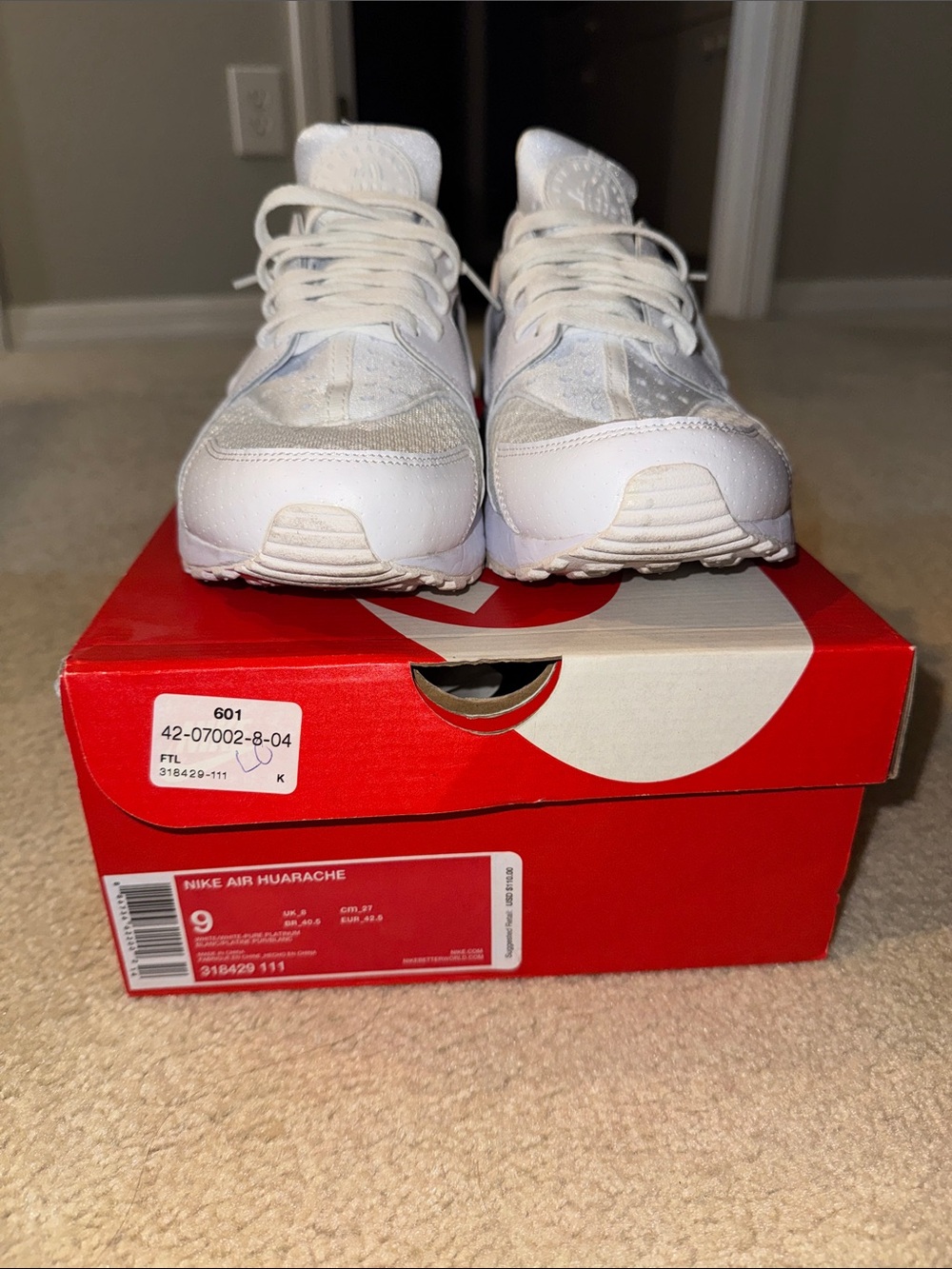 Nike Women’s Air Huarache Sneakers - White